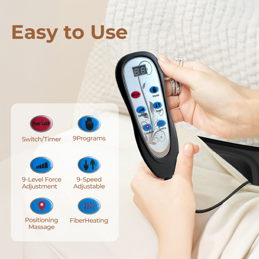 Massage Chair Pad,Back Massage With Heat,Massage Pad With 7Vibration Motors,Chair Massager For Office Chair, Massage Chair For Home Office Use Aussi Massage