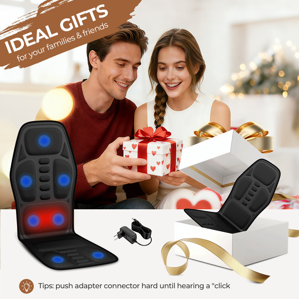 Massage Chair Pad,Back Massage With Heat,Massage Pad With 7Vibration Motors,Chair Massager For Office Chair, Massage Chair For Home Office Use Aussi Massage