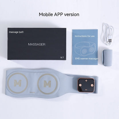 Hot Compress Massage Belt Mobile APP Pulse Lumbar Spine Massage Instrument Aussi Massage