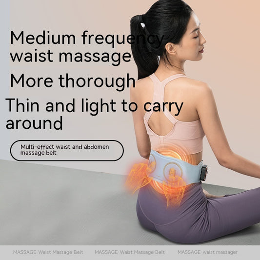 Hot Compress Massage Belt Mobile APP Pulse Lumbar Spine Massage Instrument Aussi Massage