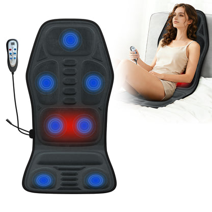 Massage Chair Pad,Back Massage With Heat,Massage Pad With 7Vibration Motors,Chair Massager For Office Chair, Massage Chair For Home Office Use Aussi Massage