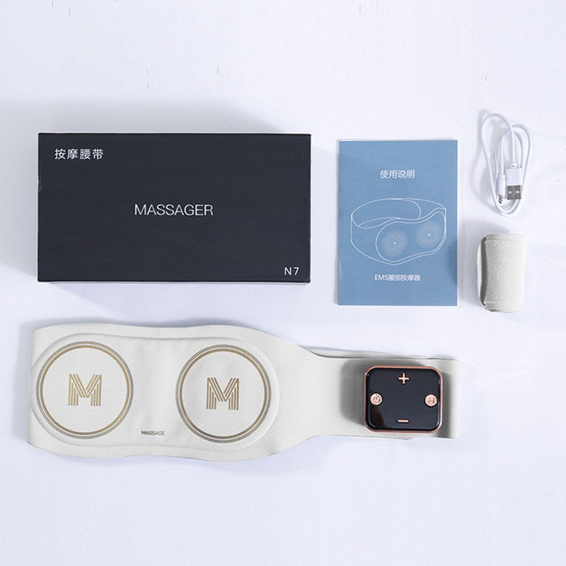 Hot Compress Massage Belt Mobile APP Pulse Lumbar Spine Massage Instrument Aussi Massage